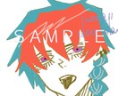 個性的なイラストのアイコンを制作します 1500円から！男性キャラクターを描くのが得意です イメージ1
