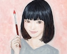 手描きの似顔絵アイコンお描きします 人と差がつく手描き似顔絵アイコン！ イメージ2