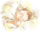 お子さまやご家族の水彩風の似顔絵イラストを描きます 結婚・出産のお祝いや自宅のインテリアに…ペットイラストもOK イメージ3