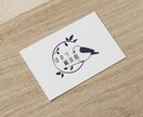 ナチュラルであたたかいロゴ+名刺セットでお作ります 新規スタートに！サロン、カフェ、個人作家様など実績多数 イメージ4