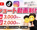 まとめて購入がお得！ショート動画制作承ります あなたのイメージを再現！テンポよく仕上げます イメージ1
