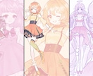 おしゃれで目を惹くイラスト描きます YouTubeや配信用サムネイル、返礼品、挿絵等ご相談下さい イメージ2