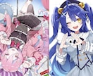 割引中‼️可愛い少年少女の立ち絵一枚絵描きます 鮮やかで日常的な絵が得意です！9月まで割引料金‼️ イメージ4