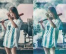 あなたの写真ベクターイラスト化します 水彩画風やモノトーンに加工します イメージ6