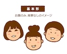 ゆるかわシンプルなアイコンお作りします SNS映えするほっこり似顔絵で印象アップ♪ イメージ2