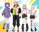 あなただけのキャラクターイラストを制作します IRIAM、キービジュアル、TRPG、ゲーム作成などに最適！ イメージ3