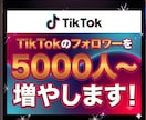TikTokのフォロワー5,000人〜増やします ⭐先着5名様限定！⭐いいね1000件追加&特別値下げ中！！ イメージ1