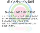 声優向け｜coconalaサンプル動画制作します 30秒のボイスサンプル動画をお作りします!! イメージ2