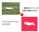 車用ステッカーのデザインを作ります お気に入りのペットの写真そのままなステッカーを作りませんか？ イメージ2