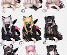腰までの立ち絵描きます 動画内の立ち絵にピッタリです！ イメージ2