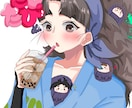 SNSなどに使用するイラストを描きます 可愛いイラストお描きします！SNSアイコンなどに！！ イメージ4