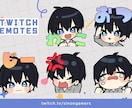 Twitch・YouTubeスタンプを制作します 各種スタンプバッジも対応！複数依頼OK！ イメージ3