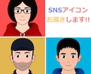 アニメ風SNS用アイコンをお描きします あなたのイラストキャラをアニメ風にお描きします！ イメージ1