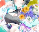 美麗な1枚絵を描きます アイコン、動画用イラスト、live2dなど幅広く使える！ イメージ3
