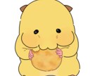 ハムスターのイラスト【3枚】作成します ハムスター特化！ハムちゃんの何気ない表情イラスト作成します イメージ5