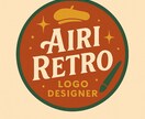 レトロポップ・イタリアン風ロゴ制作します Airi Retro｜イタリアン風レトロポップロゴ制作 イメージ4