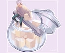 物語を想像したくなる絵を描きます 生き生きとしたキャラクターを描きます イメージ9
