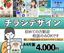 初めての方歓迎！チラシデザインします 初心者歓迎！低価格！気持ちのいいお取引・対応を目指します！ イメージ5