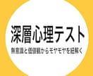 深層心理テストと心理分析します 心理機能16タイプ診断やエニアグラムなども個別対応！ イメージ1