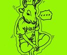 チームロゴやTシャツデザインなど描きます チームロゴ・Tシャツデザイン・アイコンなど描きます！ イメージ5