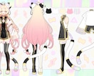 キャラクターデザイン、立ち絵の作成を致します Vtuber立ち絵、IRIAM、ゲーム用立ち絵等描きます！ イメージ10