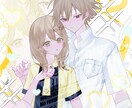 SNSアイコン・夢絵、カップルイラスト描きます かわいい雰囲気のイラストをお届けします♡ イメージ2