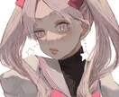 かわいい女の子お描きします 配信活動、SNSアイコンなど様々な場面でお使いいただけます！ イメージ1