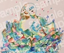 ジャンル不問！どんなイラストも色彩豊かに表現します こちらはオリジナルイラスト、絵画作品をご要望するページです。 イメージ5