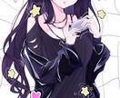 女性のイラストを描きます アイコンや歌ってみた等にオススメです イメージ3
