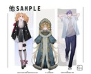 立ち絵制作します 衣装デザイン・キャラデザなど0からお任せください！ イメージ7