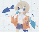 主線なしイラスト制作します 柔らかい絵本のような線画のないイラスト✧アイコンや動画にも！ イメージ5