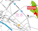 わかりやすい地図・案内図を作成します -- イラストレーターで印刷物やホームページに使える画像 イメージ6