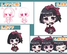 SDミニキャラ 表情差分3種セット描きます シンプルで使いやすいミニキャラ！配信やアイコンにも◎ イメージ2