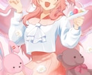 活動の雰囲気に合わせたイラストをご提案いたします 配信・歌ってみた・記念日イラストなど幅広く対応しております イメージ2
