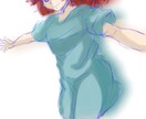ラフで淡い塗りのイラスト描きます 鑑賞用、SNSアイコン用などにどうぞ イメージ1