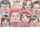 10名様以上☆ほっこりかわいい似顔絵描きます 大人数がお得！還暦・古稀・米寿・傘寿お祝い/プレゼントに♡ イメージ4