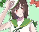夏に向けた量産イラスト描きますます 風に揺れるセーラー服が涼しげで可愛い！夏のイラスト描きます イメージ4
