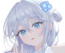 キレイ、かわいい！　【SNS用アイコン】描きます 繊細な厚塗りイラストアイコンならぜひご利用ください！ イメージ1