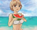 SNS用の人物イラストかきます 可愛い・おしゃれな雰囲気のイラストが得意！ イメージ1
