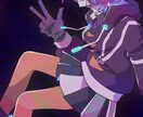 ポップなSNSアイコンイラストお描きします アニメ風のデザイン性の高い絵柄です! イメージ2