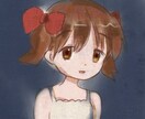 ふわふわした女の子の一枚絵描きます ふんわりした女の子のイラスト描きます！ イメージ4