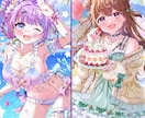 むちむちセクシー！可愛いイラストお描きします Vtuberグッズ、スチル、アイコン、立ち絵などお届けします イメージ3