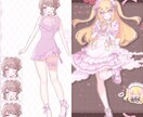 衣装デザインOK!立ち絵を制作します VTuberさんなどにおすすめです✨ イメージ1