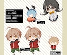 かわいいSD・ちびキャライラストを描きます あなたの大切なキャラを、かわいいちびキャラに！ イメージ3