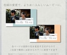 クイズありcanvaプロフィールムービー作れます ゲストを最後まで楽しませる/二人の人柄もより伝わるムービーに イメージ4