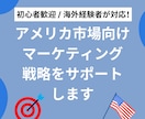 アメリカ市場向けマーケティング戦略をサポートします 現地に刺さる言葉と戦略を現役マーケターが伝授します イメージ1