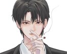 イケメンイラスト、あなただけの夢絵を描きます 修正無制限！ずっと見ていたくなる胸きゅん1枚を制作します イメージ4