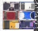 あなたの世界観の配信画面を制作します デザインにこだわりのある方向け イメージ4