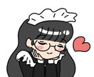 商用可！かわいい女の子イラスト描きます レトロでポップなかわいい女の子アイコン、イラストを描きます。 イメージ3