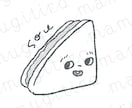 個人様限定◌うっすら似顔絵◌あなたをパンにします ⳮお好みの、おいしいパンになりきってSNSライフを楽しもうⳮ イメージ5